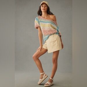 Anthropologie Pilcro Beach Sweater‎ Tee size Small NWT